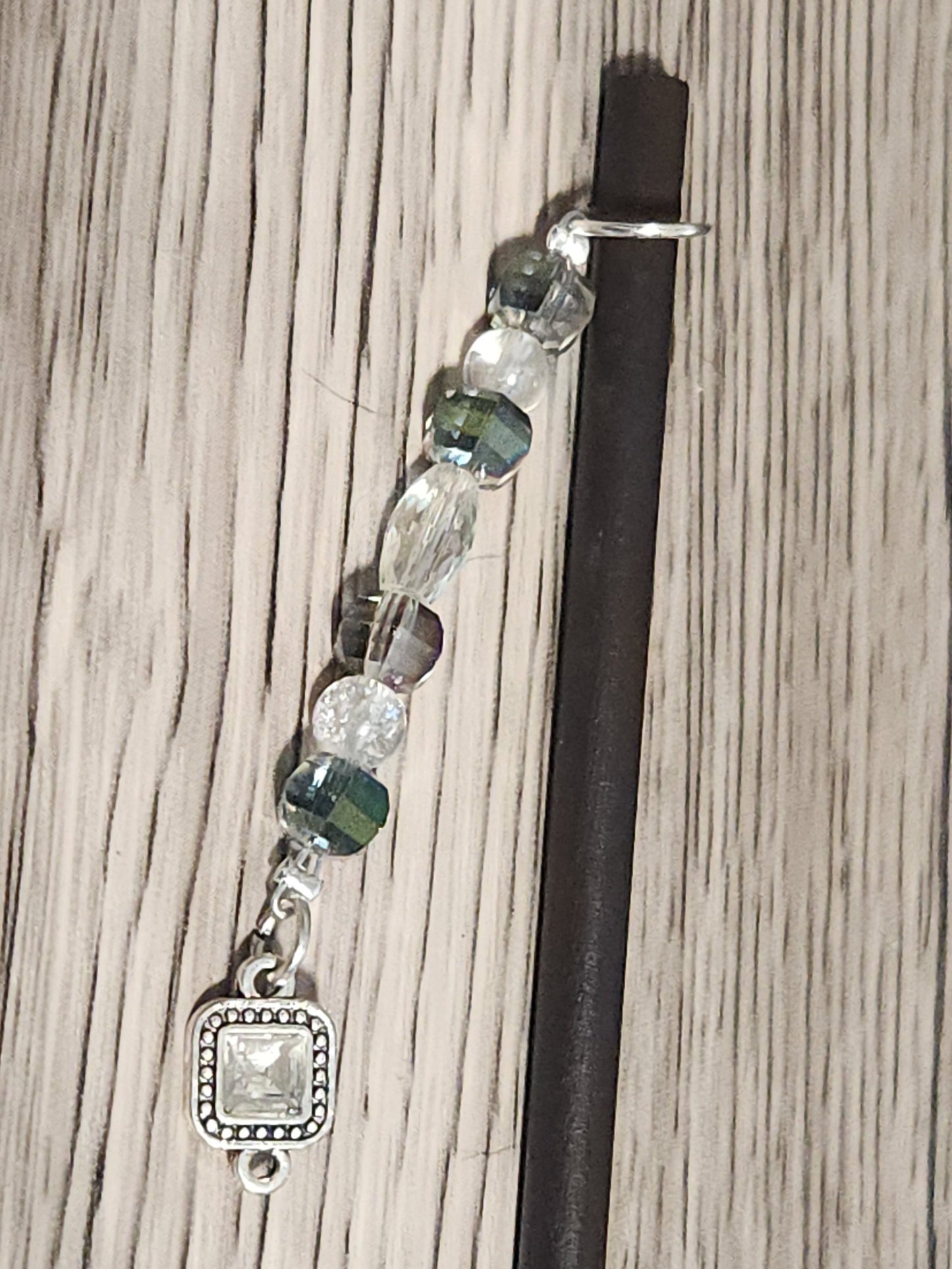 Prismatic Beaded Hair Stick