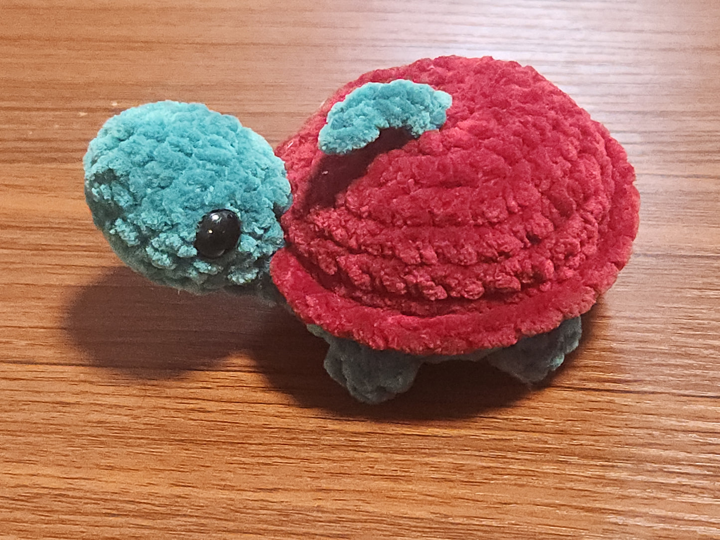 Cherry Crochet Turtle Plushie