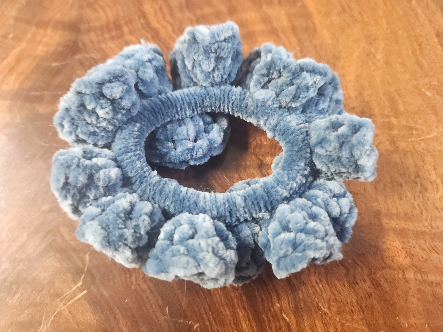 Set of Two Ocean Crochet Scrunchies