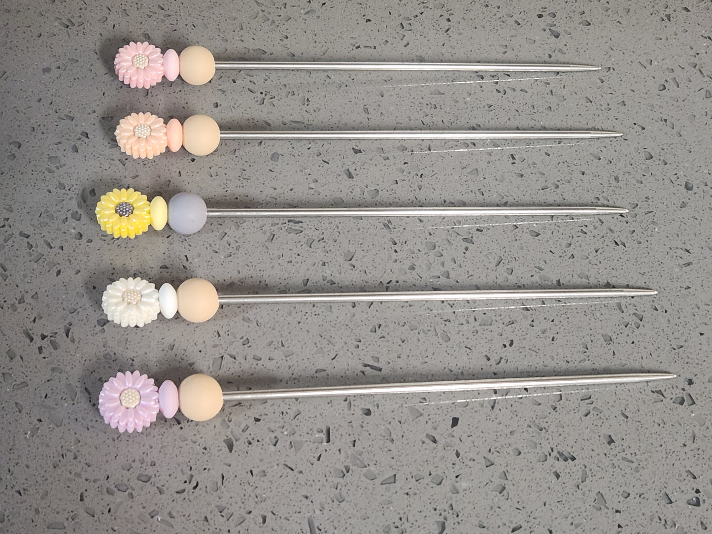 Daisy Chain Amigurumi Sticks