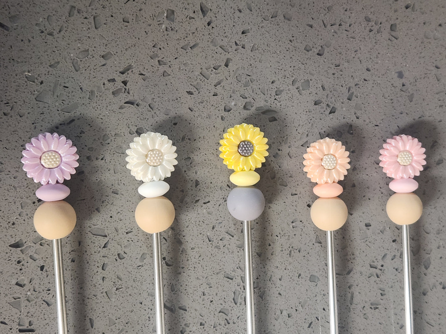 Daisy Chain Amigurumi Sticks