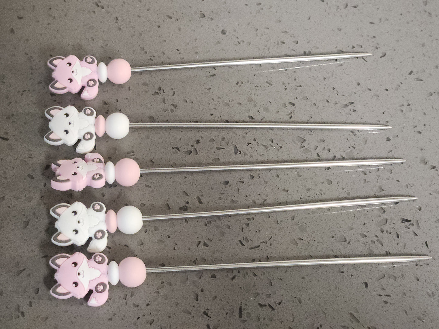 Sweetheart Fox Sprite Amigurumi Sticks
