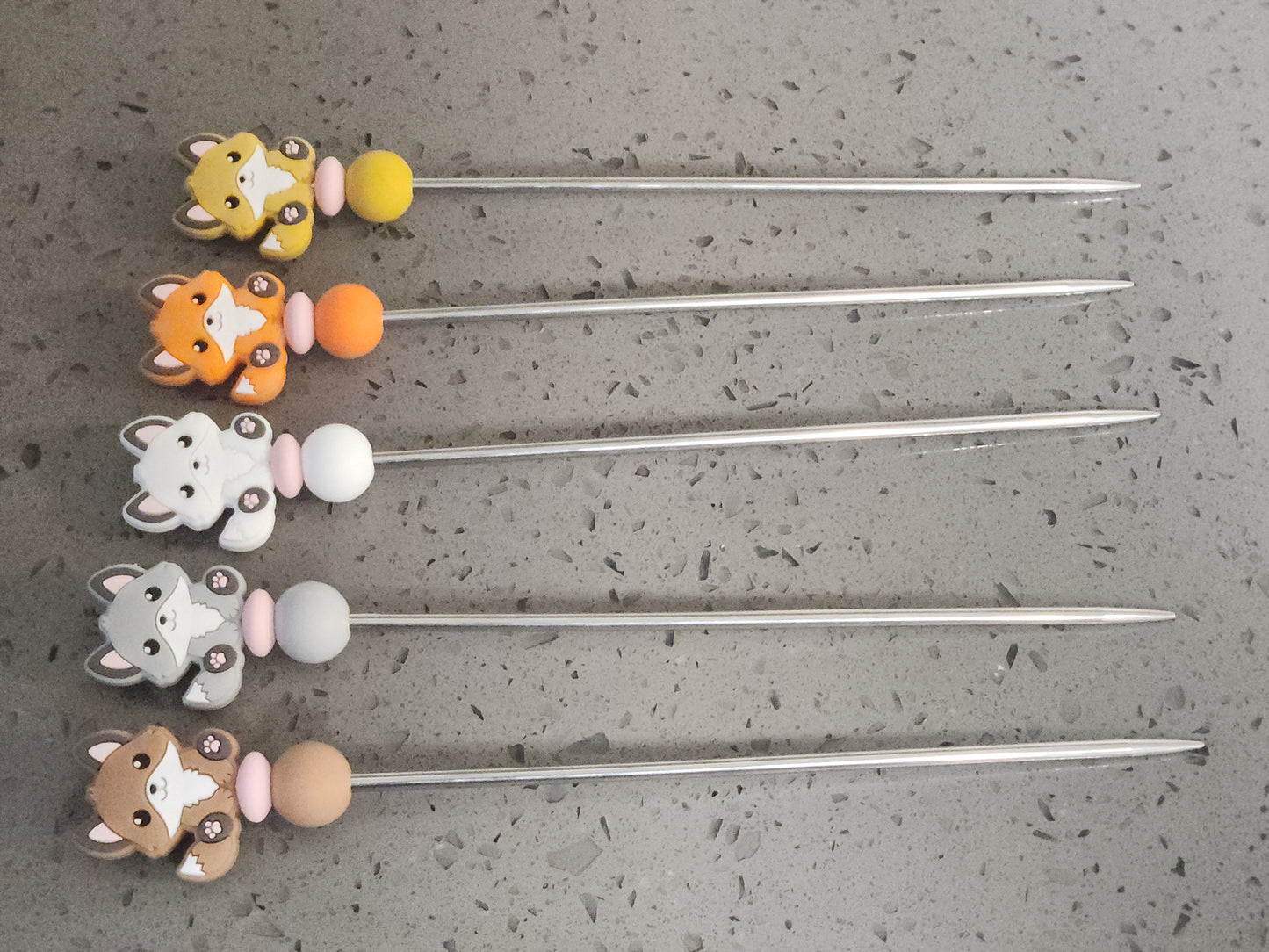 Fox Sprite Amigurumi Sticks