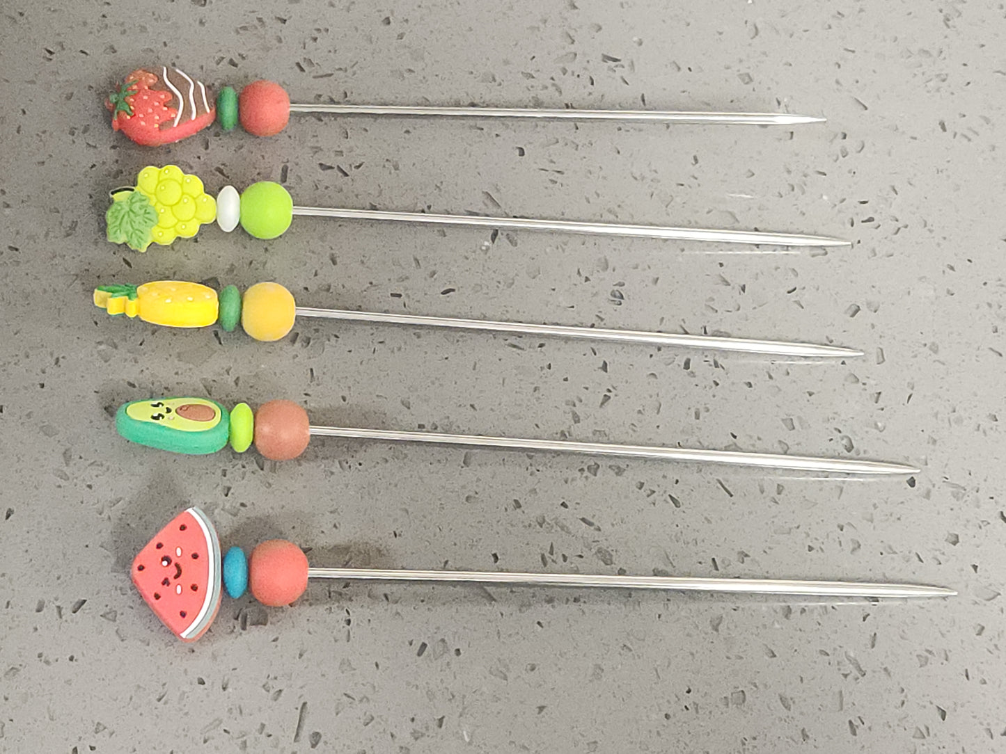 Fruit Basket Amigurumi Sticks