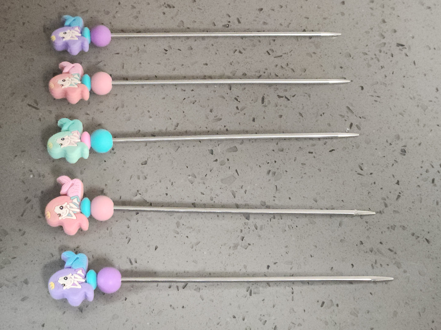 Mermaid Beach Amigurumi Sticks