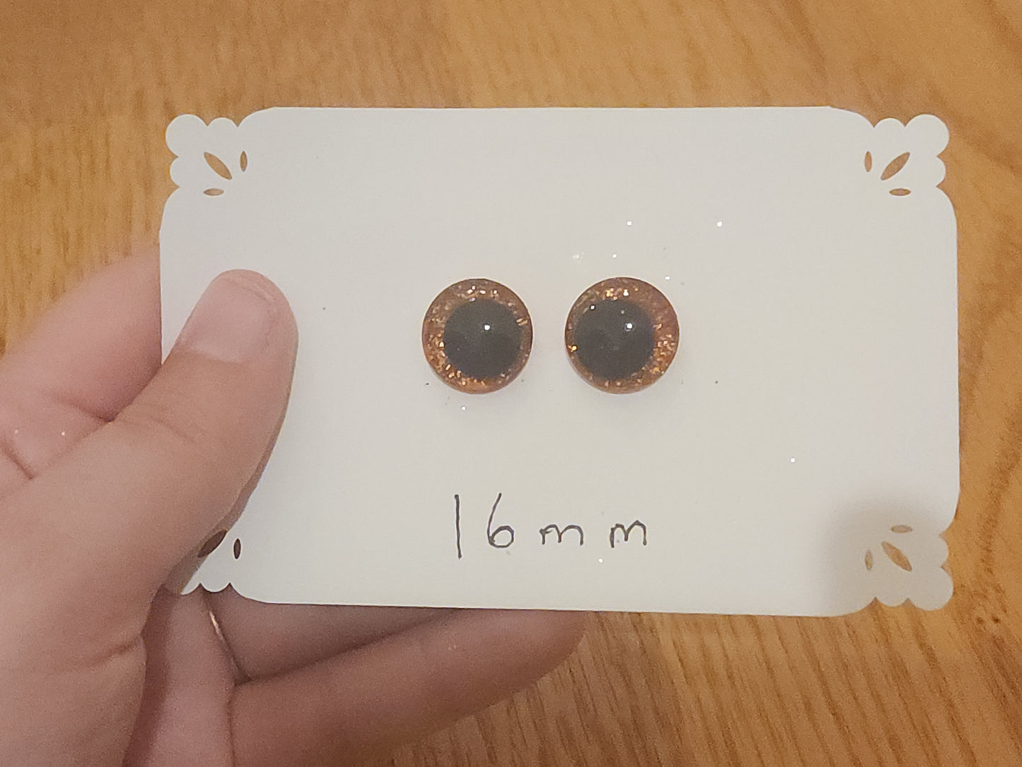 Electric Copper Safety Eyes 16 mm, 20 mm, 30 mm