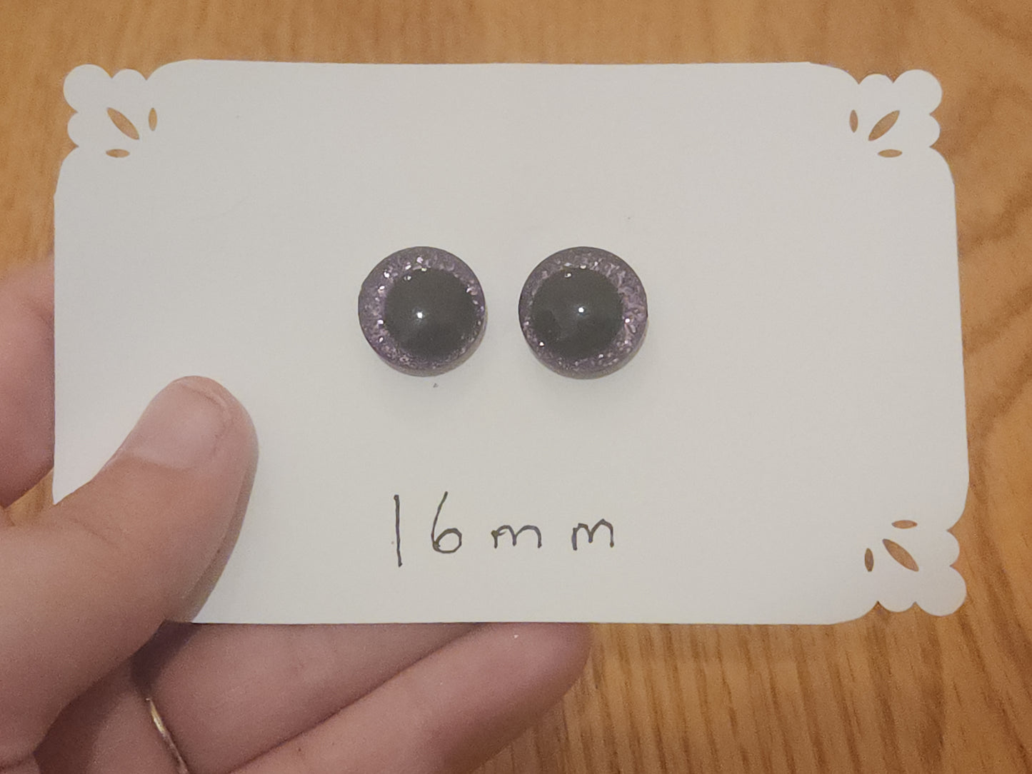 Electric Violet Safety Eyes 16 mm, 20 mm, 30 mm