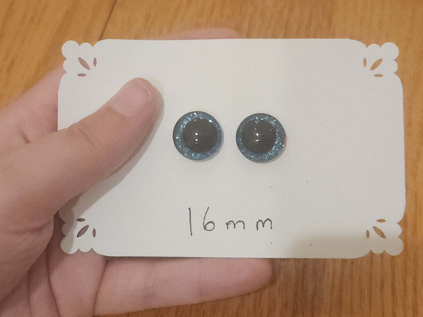 Lake Blue Safety Eyes 16 mm, 20 mm, 30 mm