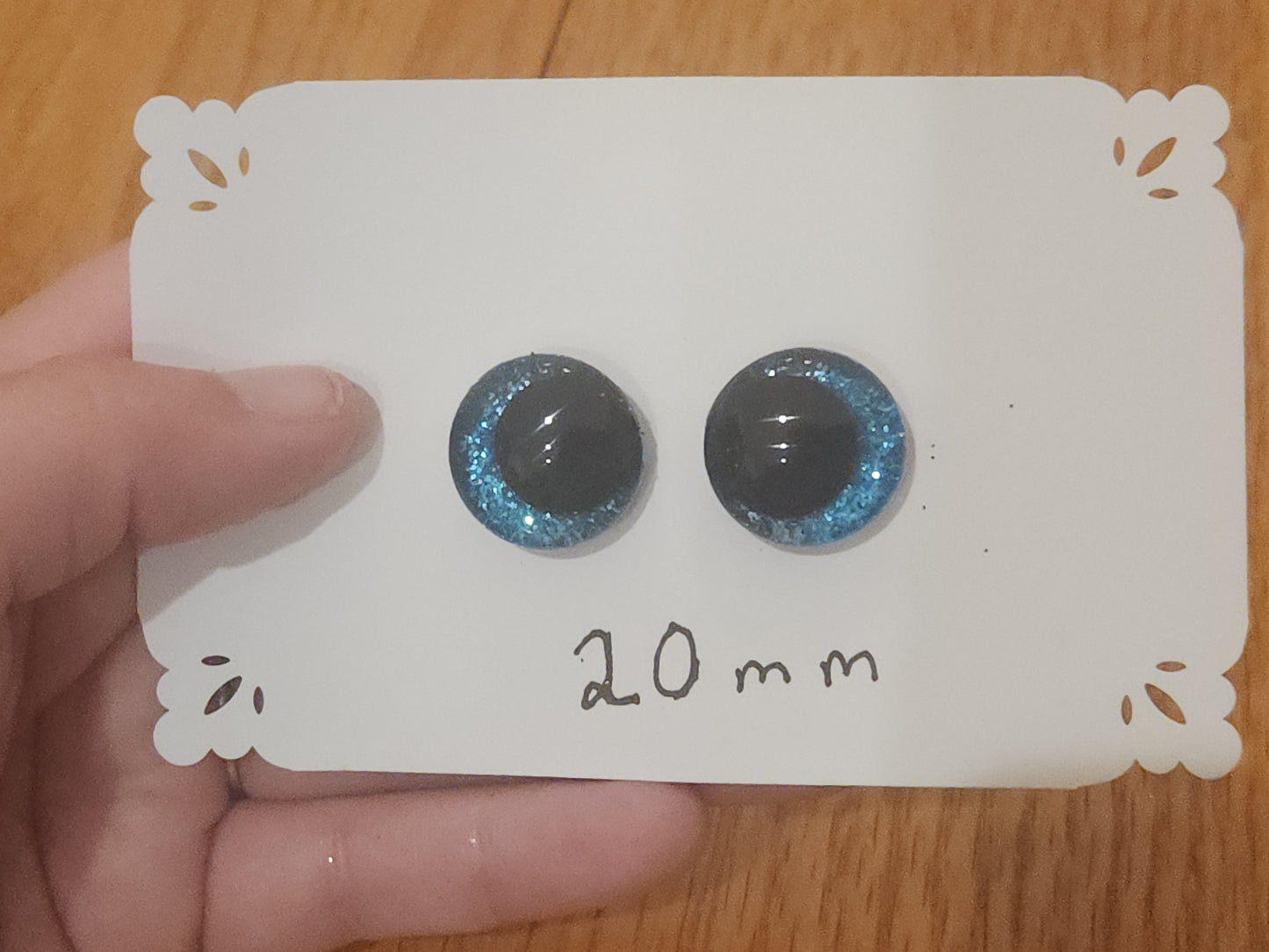 Lake Blue Safety Eyes 16 mm, 20 mm, 30 mm