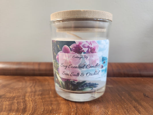Sea Salt & Orchid Soy Scented Candle