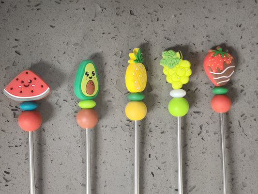 Fruit Basket Amigurumi Sticks