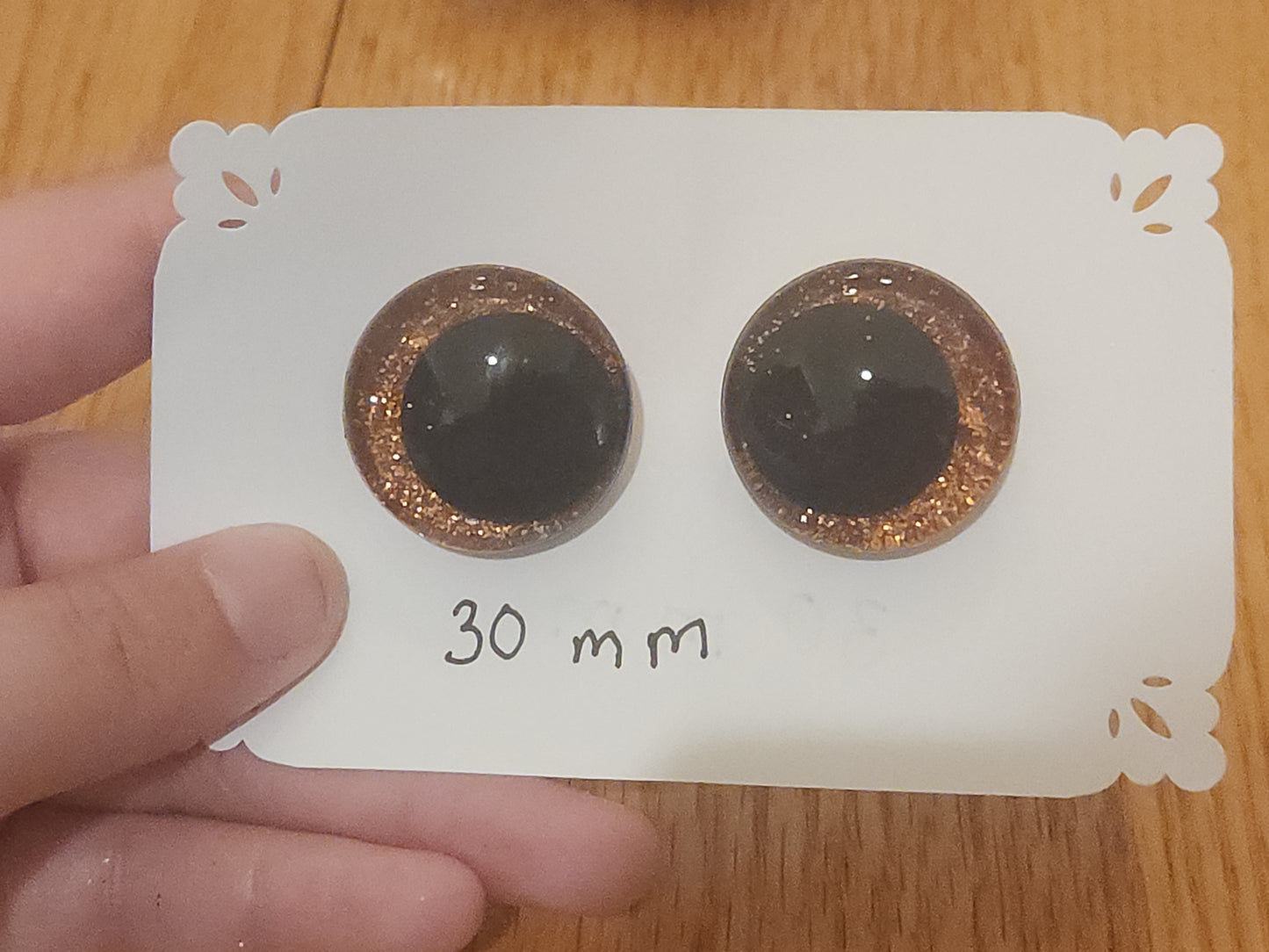 Electric Copper Safety Eyes 16 mm, 20 mm, 30 mm