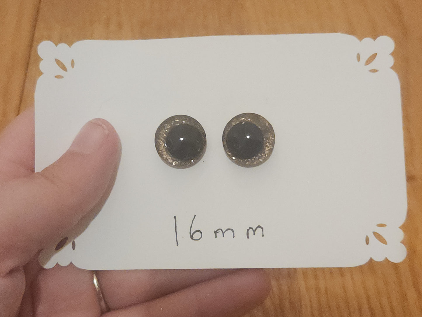 Darling Rose Gold Safety Eyes 16 mm, 20 mm, 30 mm