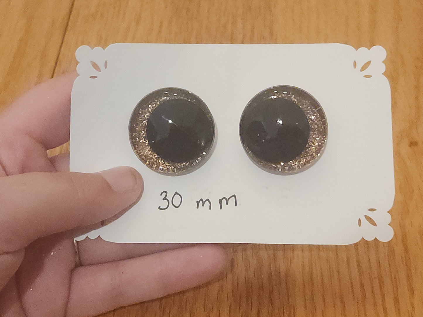 Darling Rose Gold Safety Eyes 16 mm, 20 mm, 30 mm