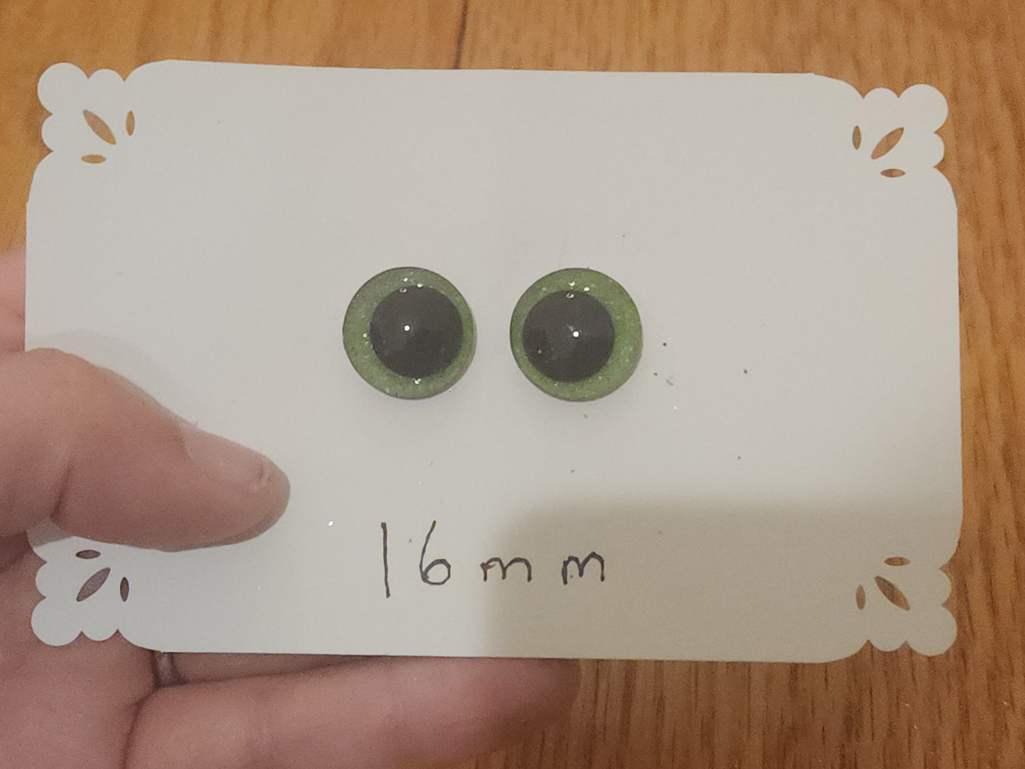 Shamrock Green Safety Eyes 16 mm, 20 mm, 30 mm